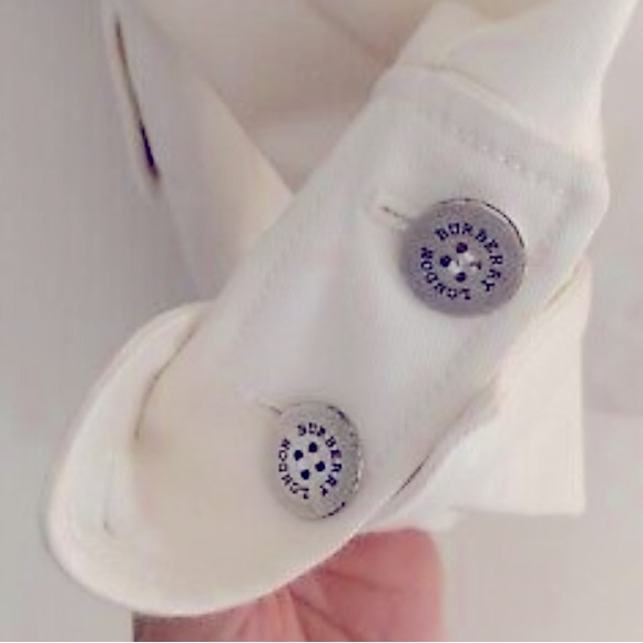 Gorgeous Bright White Burberry Suit Jacket Mint Condition Size 8 - Picture 5 of 6